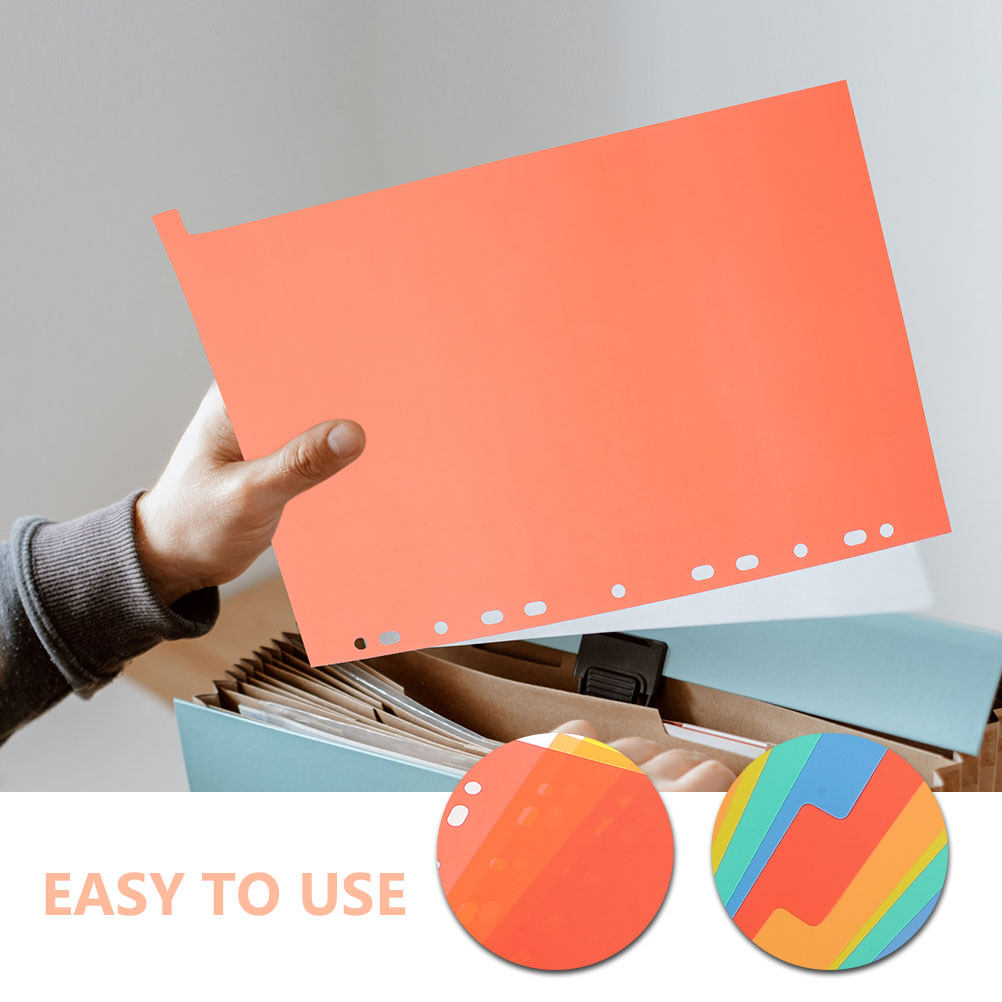Tab Divider A4 - Przegrody z PVC z etykietami do