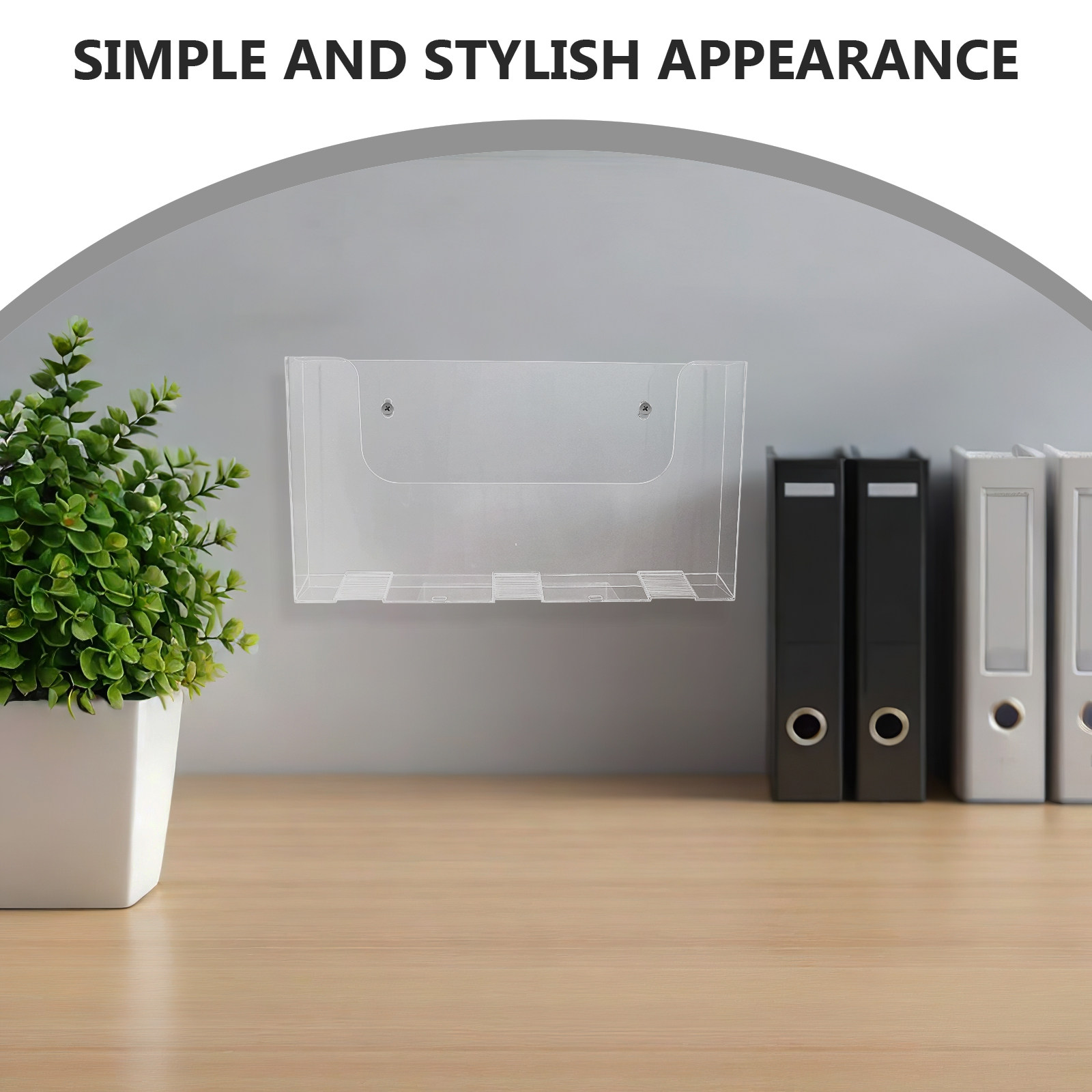 2 szt. akrylowych przezroczyst – Magazine Holder Rack recenzja i cena