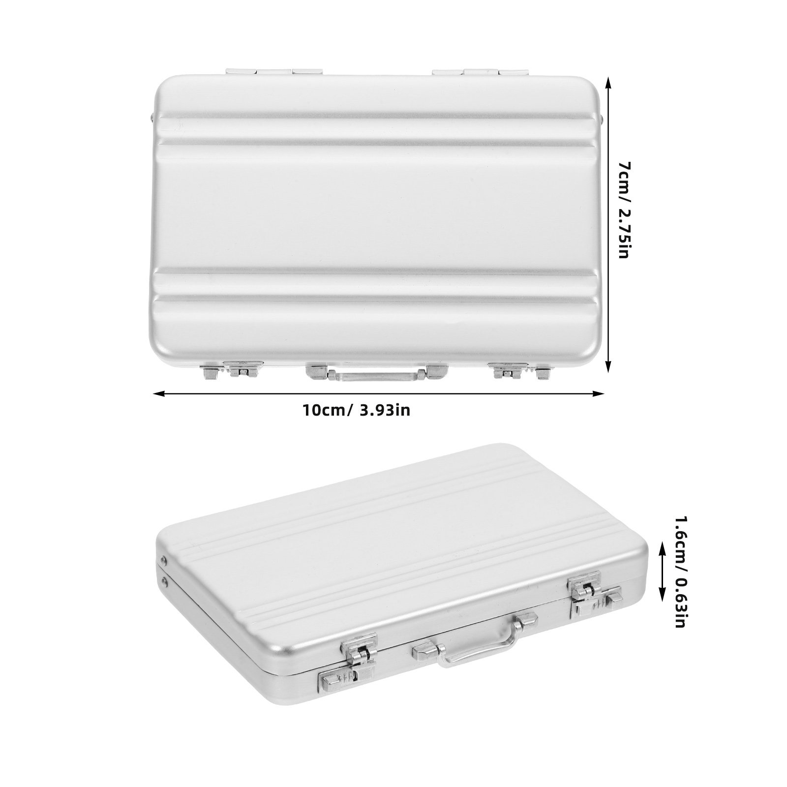 Pudełko na karty z aluminium – – Card Index Box recenzja i cena
