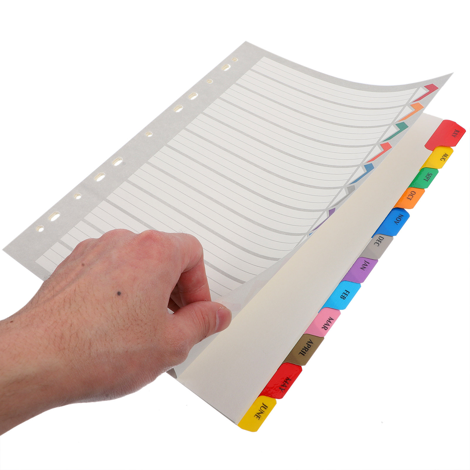 12 arkuszy przekładek indeksuj – Tab Divider A4 recenzja i cena