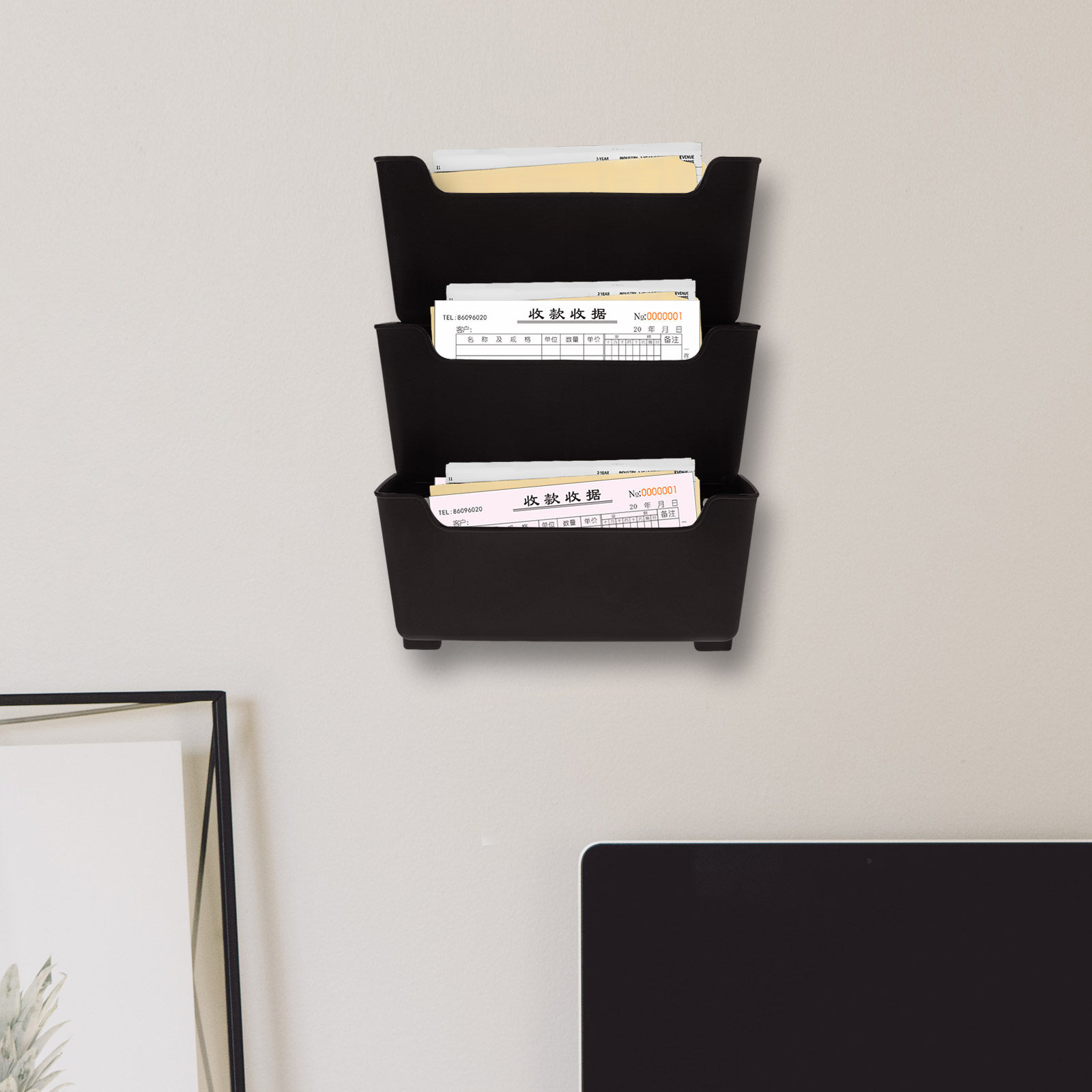 1 zestaw przezroczystego wiszą – Magazine Holder Rack recenzja i cena